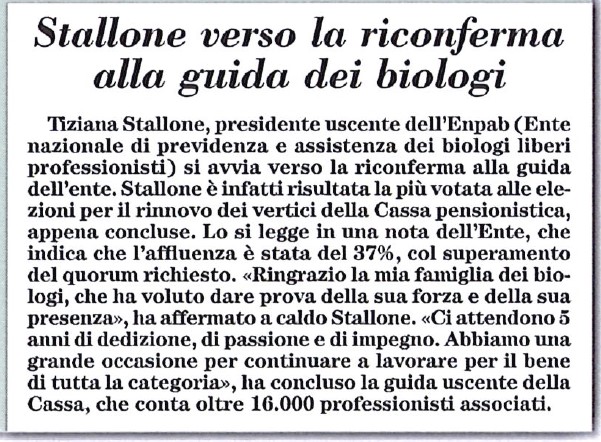ITALIAOGGI STALLONE