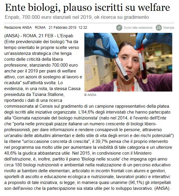 ENPAB WELFARE