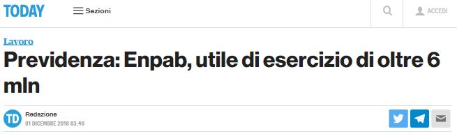 TODAY ENPAUTILI TITOLO